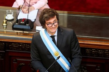 Javier Milei en la recta hacia el Pacto de Mayo (Reuters)