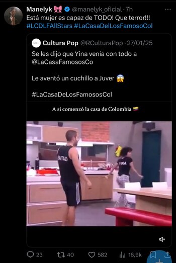 La creadora de contenido en