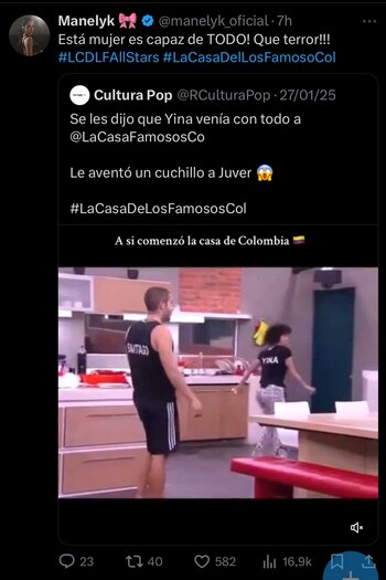 La creadora de contenido en