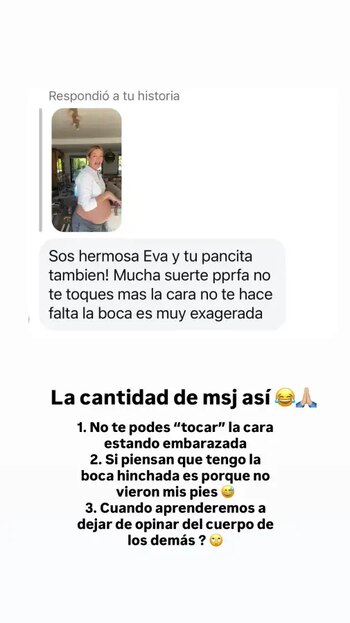 La modelo reflexiona sobre la