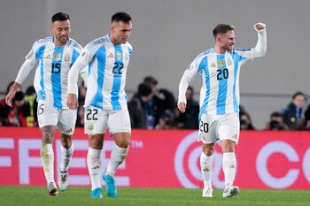 Alexis Mac Allister salió frente