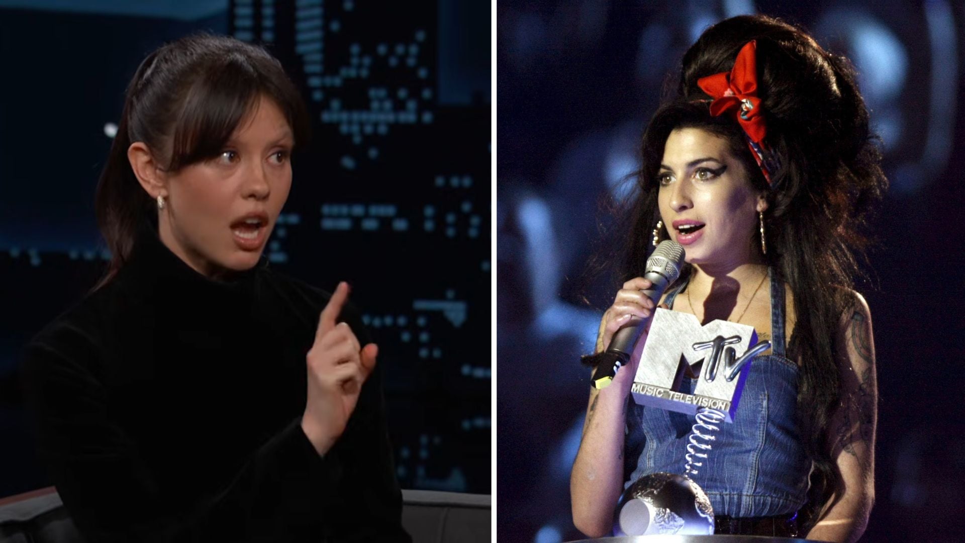 Actriz revela su obsesión adolescente por Amy Winehouse: "Llegué a acampar fuera de su casa