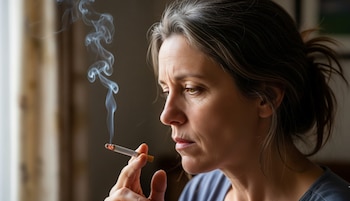 Las mujeres, los fumadores diarios