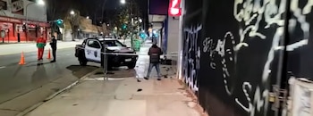 El choque dejó un herido y un detenido