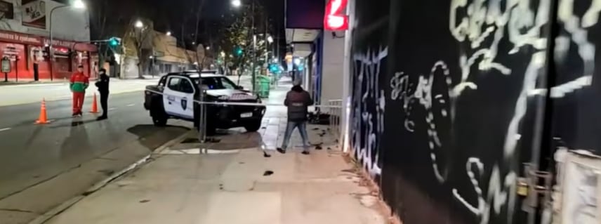 El choque dejó un herido y un detenido