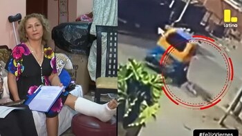 Mujer es arrastrada por una mototaxi para robarle sus pertenencias en VMT