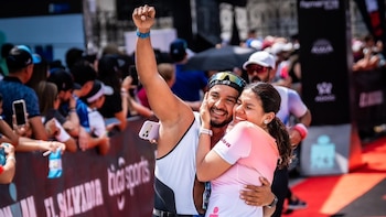 El primer triatlón internacional reunió