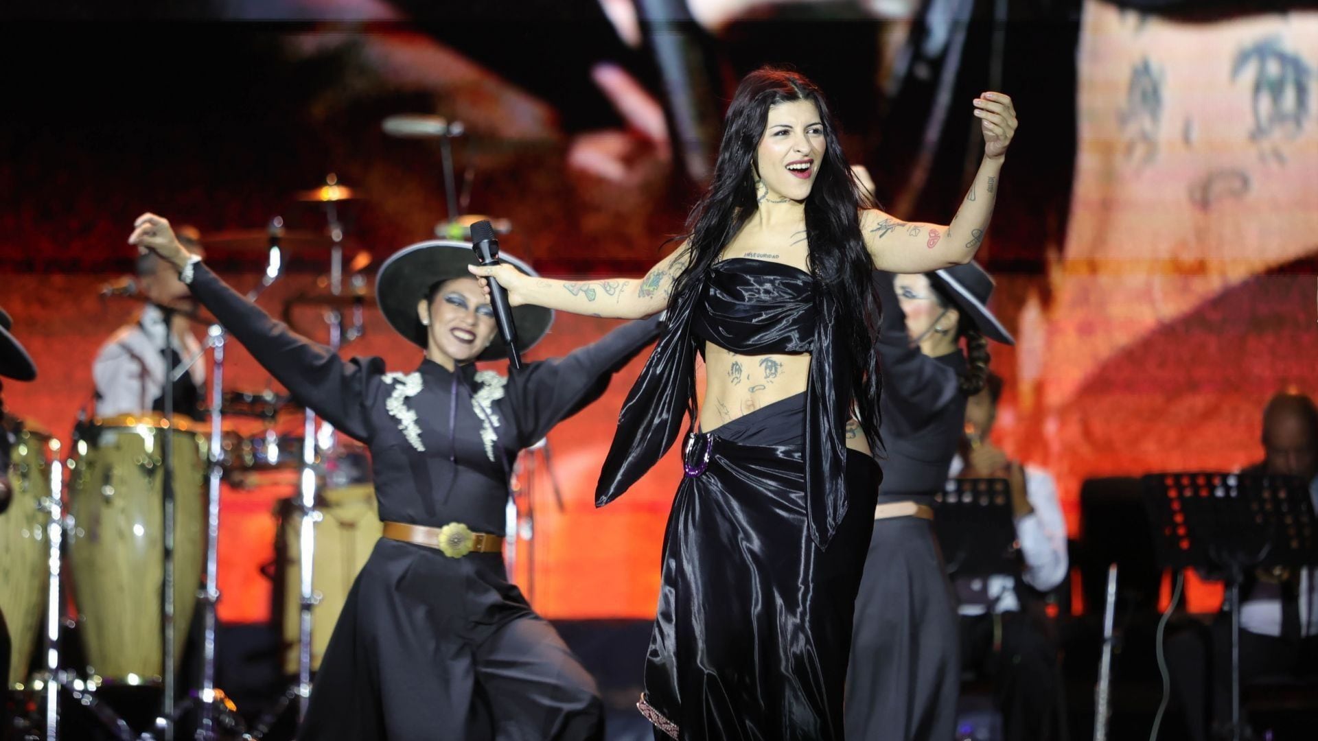 La artista habló sobre los prejuicios en torno a las mujeres del trap y aseguró que también la maternidad cambió su forma de entender su identidad musical. (FOTO: EDGAR NEGRETE LIRA/CUARTOSCURO.COM)