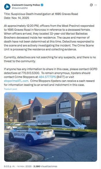 La pareja de colombianos venía