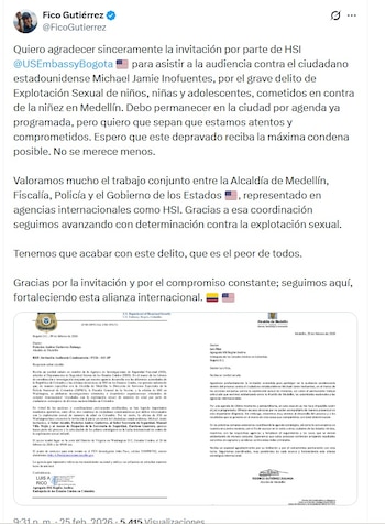 El Alcalde compartió las cartas,