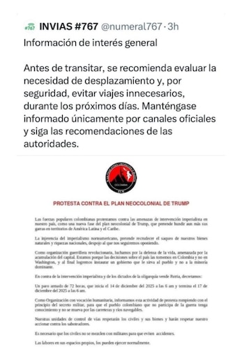 Este fue el mensaje en