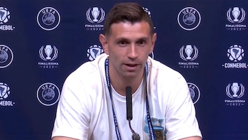 conferencia de prensa Dibu Martínez previa Finalissima 2022