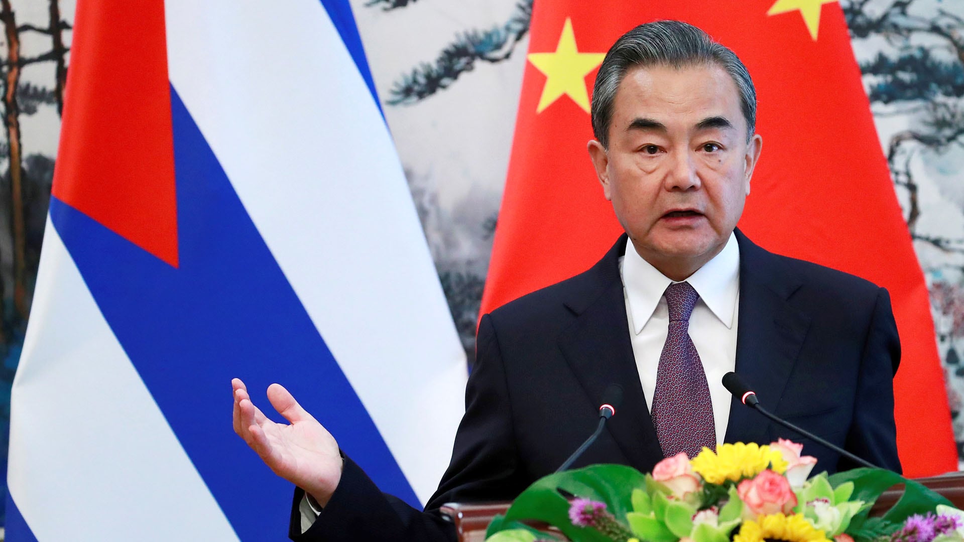 Fotografía de archivo del ministro chino de Exteriores, Wang Yi (EFE/How Hwee Young)