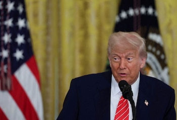 El presidente Trump felicitó a