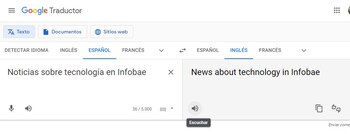 Escuchar la pronunciación en Google