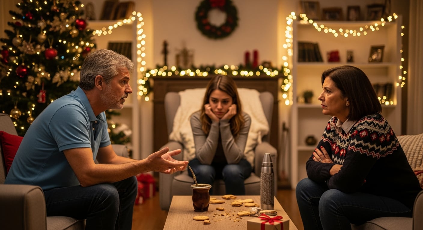 Las rivalidades entre hermanos y los problemas de pareja son focos frecuentes de conflicto en las reuniones (Imagen Ilustrativa Infobae)
