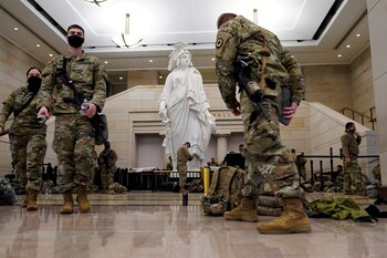 El interior del Capitolio amaneció