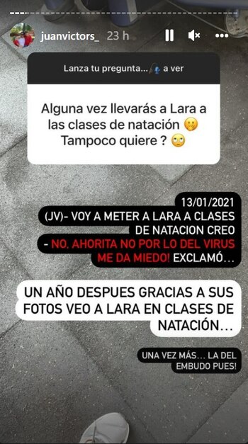 Juan Víctor habló nuevamente sobre