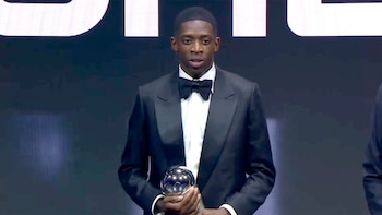 Ousmane Dembélé ganó el premio