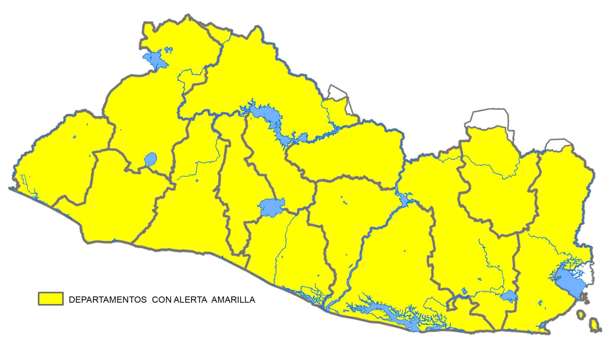 El sistema se mueve lento cerca de Centroamérica y empuja humedad desde el Pacífico. Se esperan los mayores acumulados entre el 8 y el 11, con foco en costa, montañas y la cadena volcánica (Cortesía Protección Civil)
