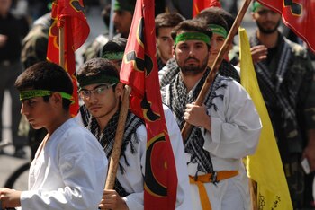 Los basiji, la milicia islámica