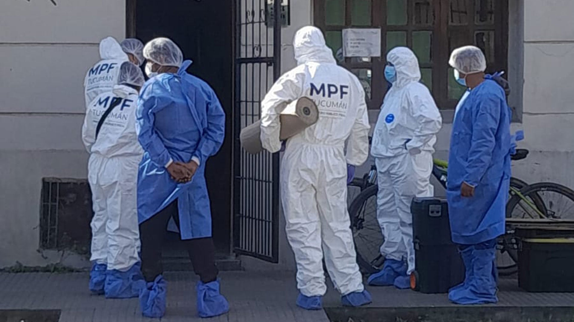 Personal del MPF de Tucumán realizó las pericias en el domicilio del hallazgo.