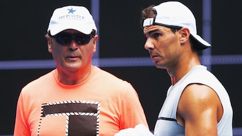 Toni Nadal y Rafa Nadal