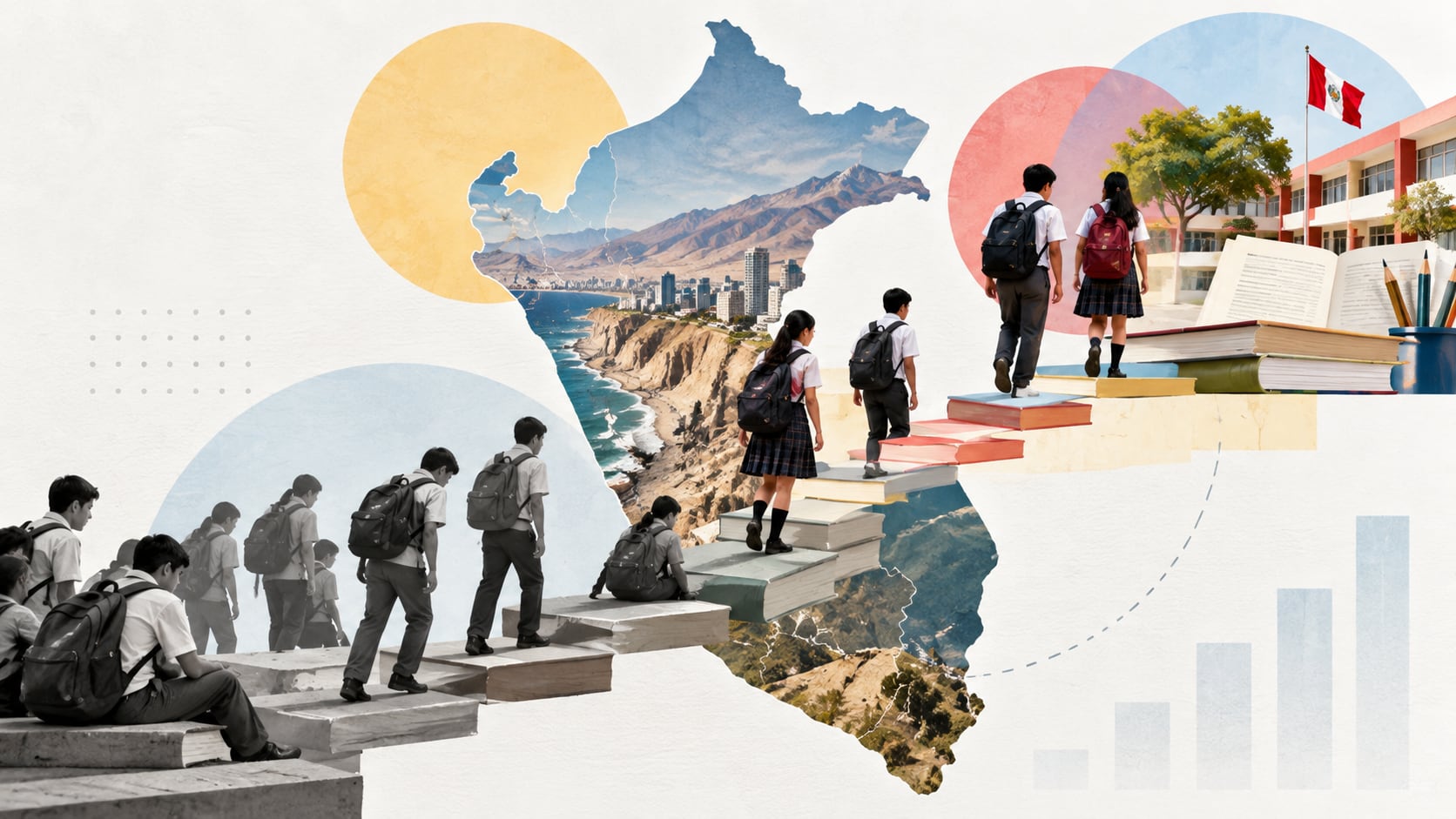 Perú supera a México y Argentina en resultados escolares, pero solo 23 de cada 100 adolescentes cumplen el nivel esperado