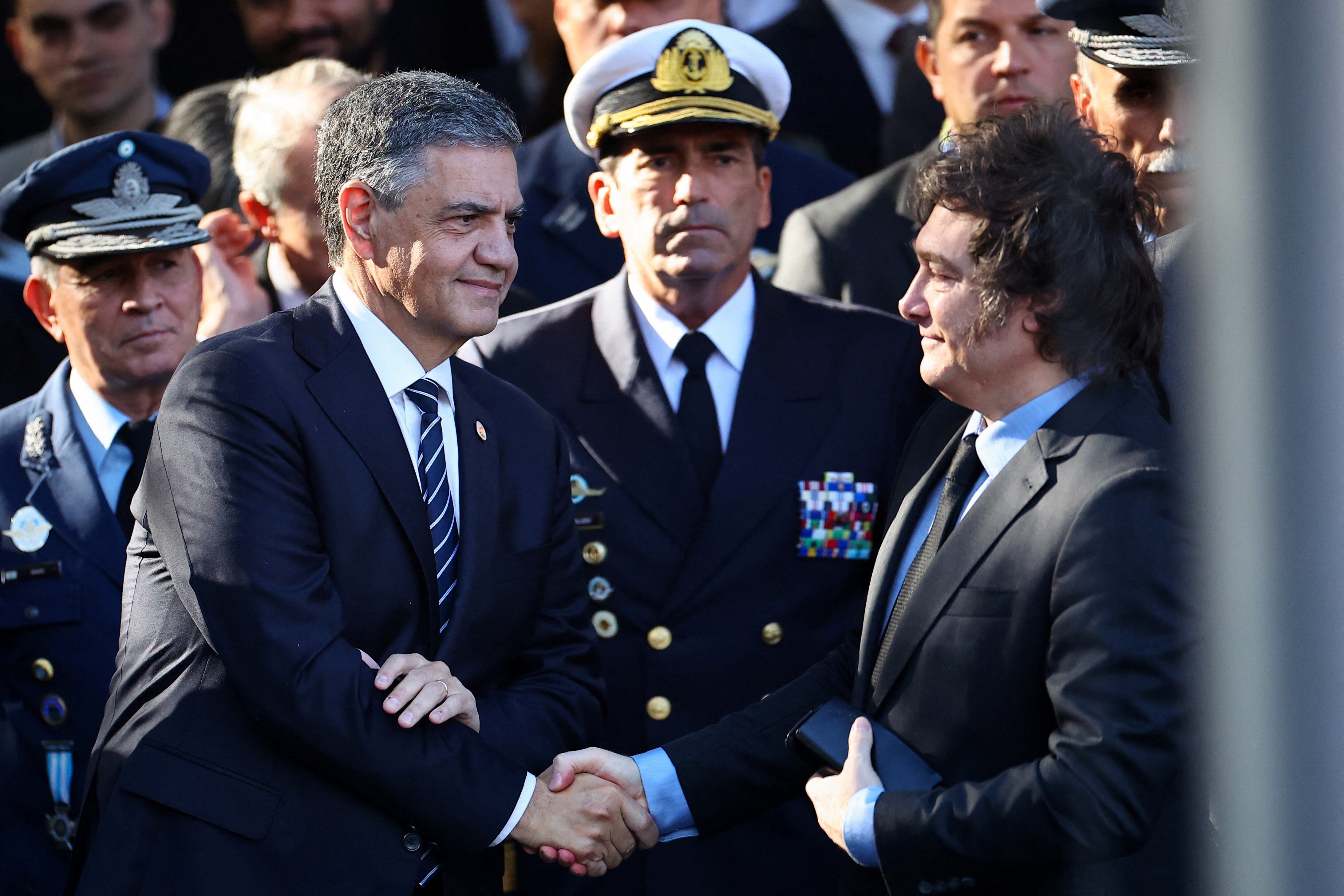 Jorge Macri y Javier Milei