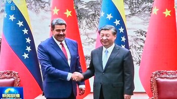 Nicolás Maduro junto a Xi