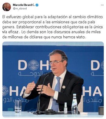 Marcelo Ebrard habló sobre la