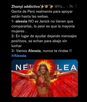 Reacción tras el paso de