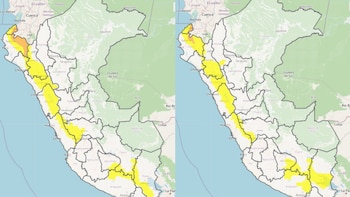 Senamhi advierte de la continuación