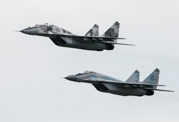 FILE PHOTO: MIG-29 fighter aircrafts