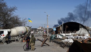 Soldados ucranianos en Kiev (AFP)