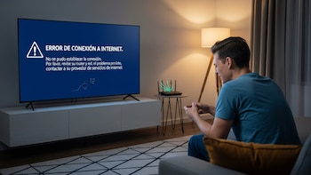 El televisor no conecta a