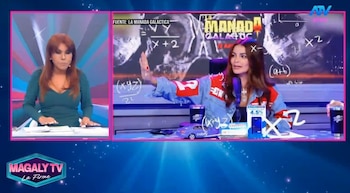 Magaly Medina atacou Laura Spoya e leu as mensagens que inundaram sua rede: “É muito legal”. Captação: Magaly TV La Firme.