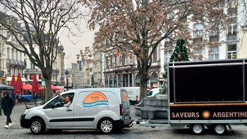 Aldana Satta en Bruselas con