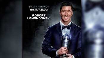 Lewandowski ganó por primera vez