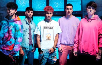 Fotografía cedida por Sony Music de la banda CNCO. EFE/Sony Music