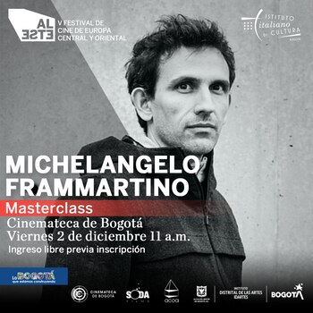 El cineasta italiano visitará por primera vez Colombia. Foto: Cine Al Este, cortesía.