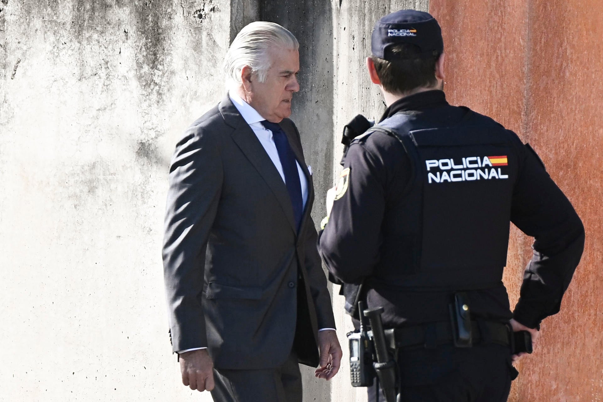 Luis Bárcenas llegando a la Audiencia Nacional (EFE/ Fernando Villar)