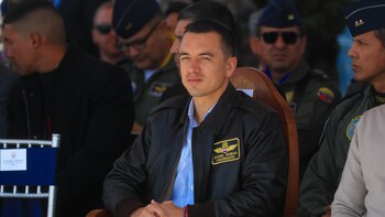 El presidente de Ecuador agradece