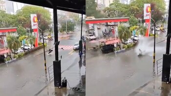 Motociclista hizo un intento fallido