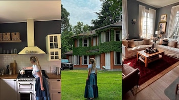 Así es la casa de campo de Wanda Nara donde entraron a robar: jardines, tonos neutros y su lugar de paz