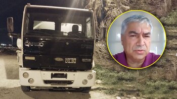 El camión secuestrado por la