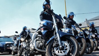 El hombre y su acompañante