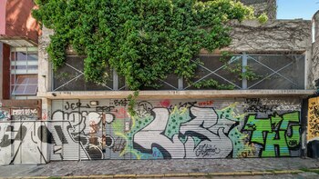 El arte callejero está presente