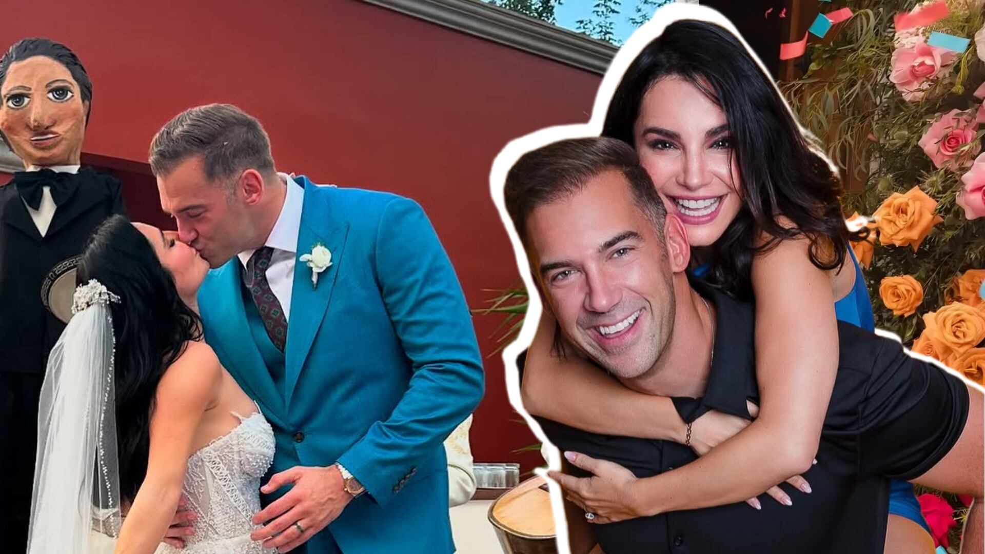 La actriz Martha Higareda dio el “sí, acepto” en Playa del Carmen. (Foto: @lewishowes, Instagram)