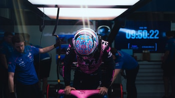 La alegría de Franco Colapinto